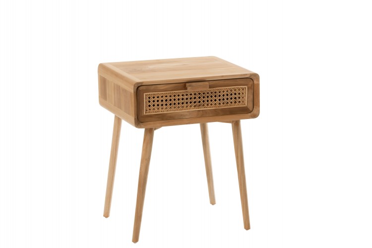 Mesa Cabeceira Alis Teak Wood